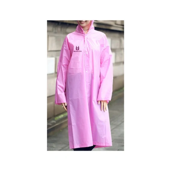 PEVA PONCHO RAINCOAT, Eco-Friendly, Reusable